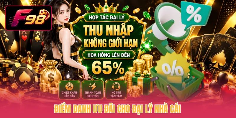 Điểm danh ưu đãi cho đại lý nhà cái