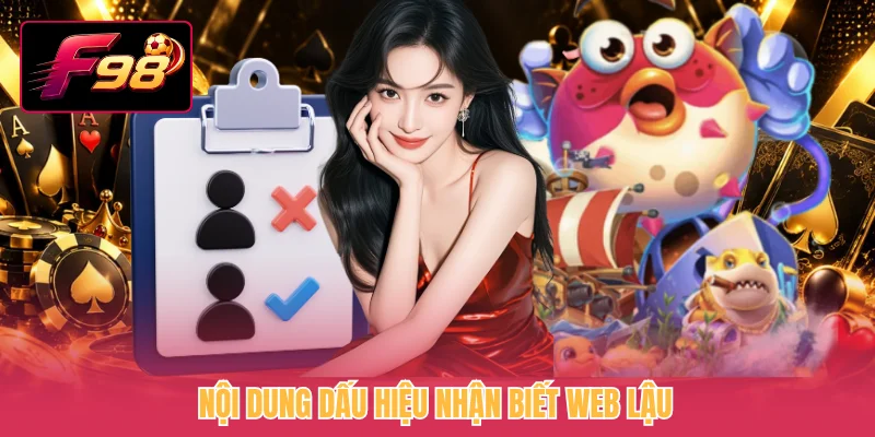 Nội dung dấu hiệu nhận biết web lậu